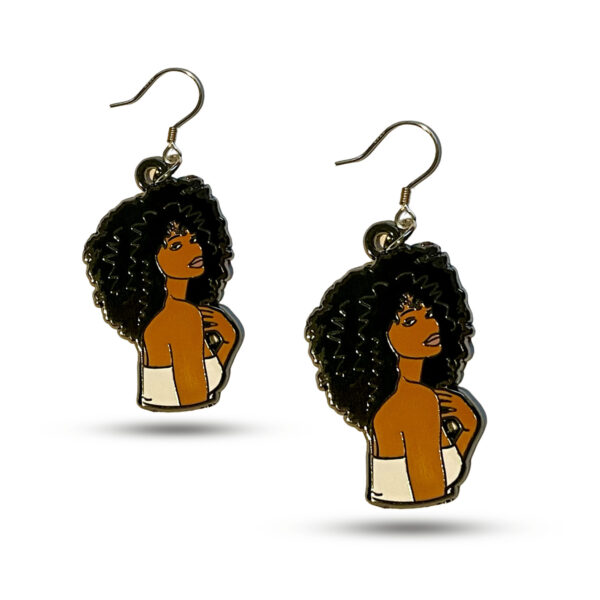 Afro Girl Earrrings