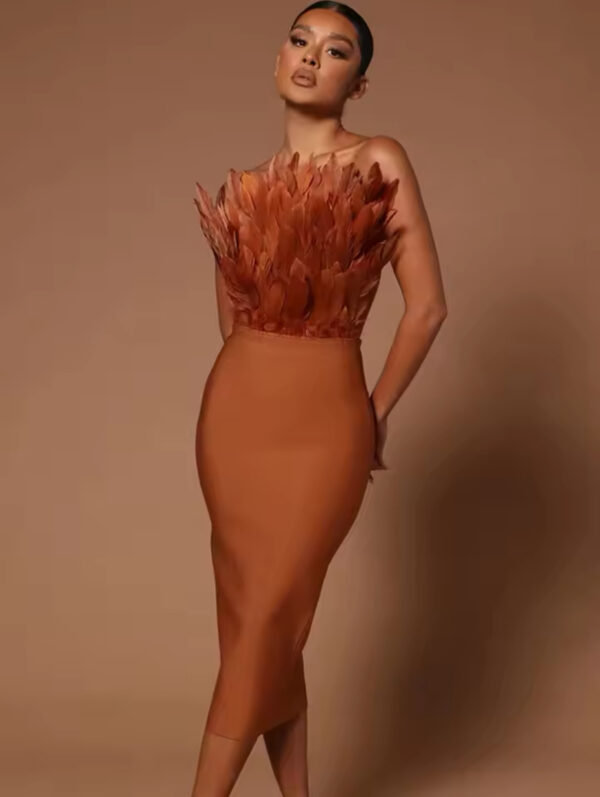 Heather Feather Dress